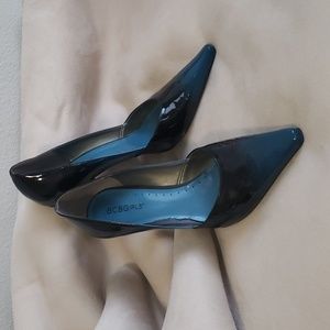 BCBGirls Patent Point Toe Heels